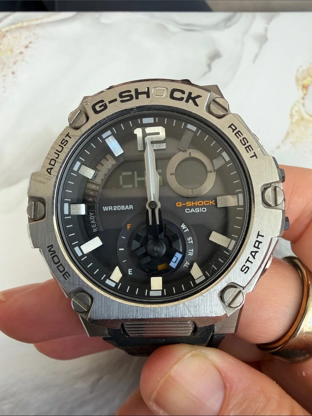 Casio G-Shock GST-B300 Tough Solar Bluetooth G-Steel Carbon Core Watch